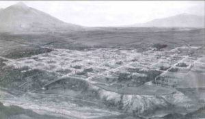 Diagrama de la ciudad de Ibarra después de su reconstrucción.